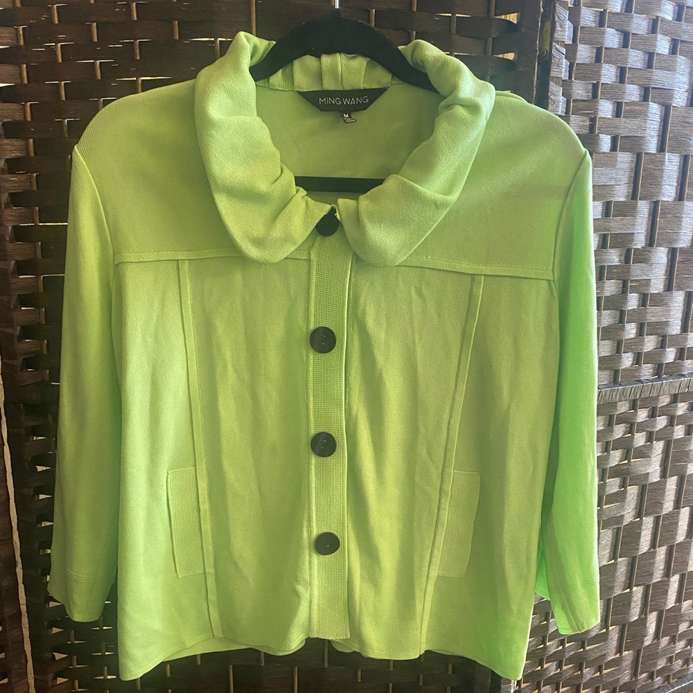 Green Collared Sweater
